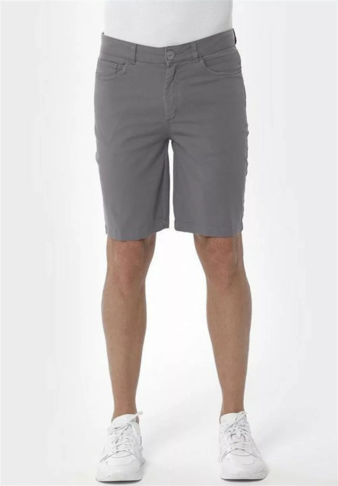 ORGANICATION Shorts Men's Garment Dyed Regular Fit Shorts in Shadow günstig online kaufen