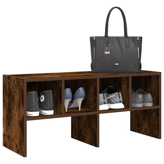 vidaXL Schuhschrank Schuhregal Stapelbar Räuchereiche 89,5x30x40 cm günstig online kaufen