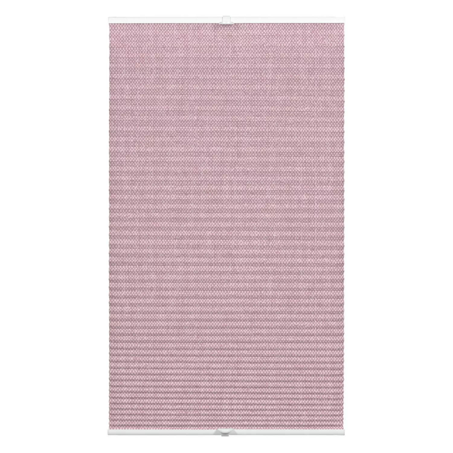 Wohnidee Plissee mit 2 Bedienschienen Rosa 70 cm x 130 cm günstig online kaufen