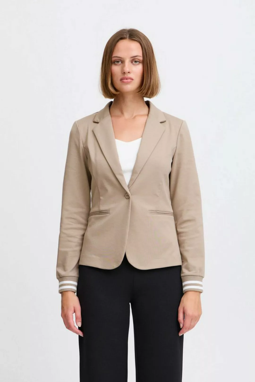 Ichi Kurzblazer IXKATE CUFF BL modischer Damen Kurzblazer günstig online kaufen