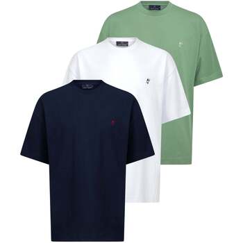 Jacey Quinn  T-Shirts & Poloshirts 3 Pack Of Oversize T-Shirt günstig online kaufen
