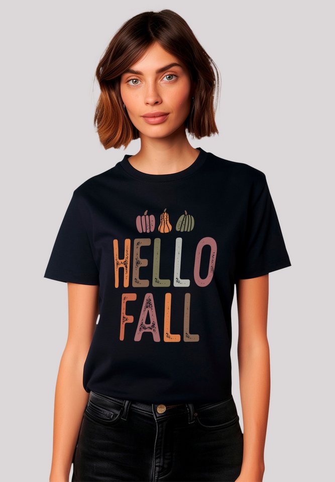 F4NT4STIC T-Shirt Hello Fall Herbst Premium Qualität, Halloween, Herbst günstig online kaufen