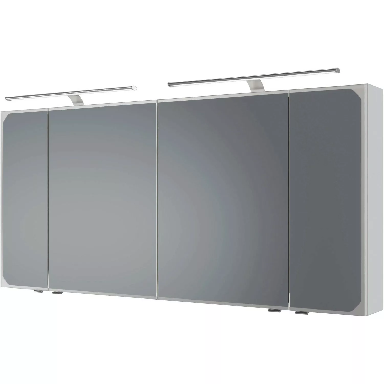 Pelipal Spiegelschrank Quantum 05 Weiß Hochglanz 150 cm mit Softclose Türen günstig online kaufen