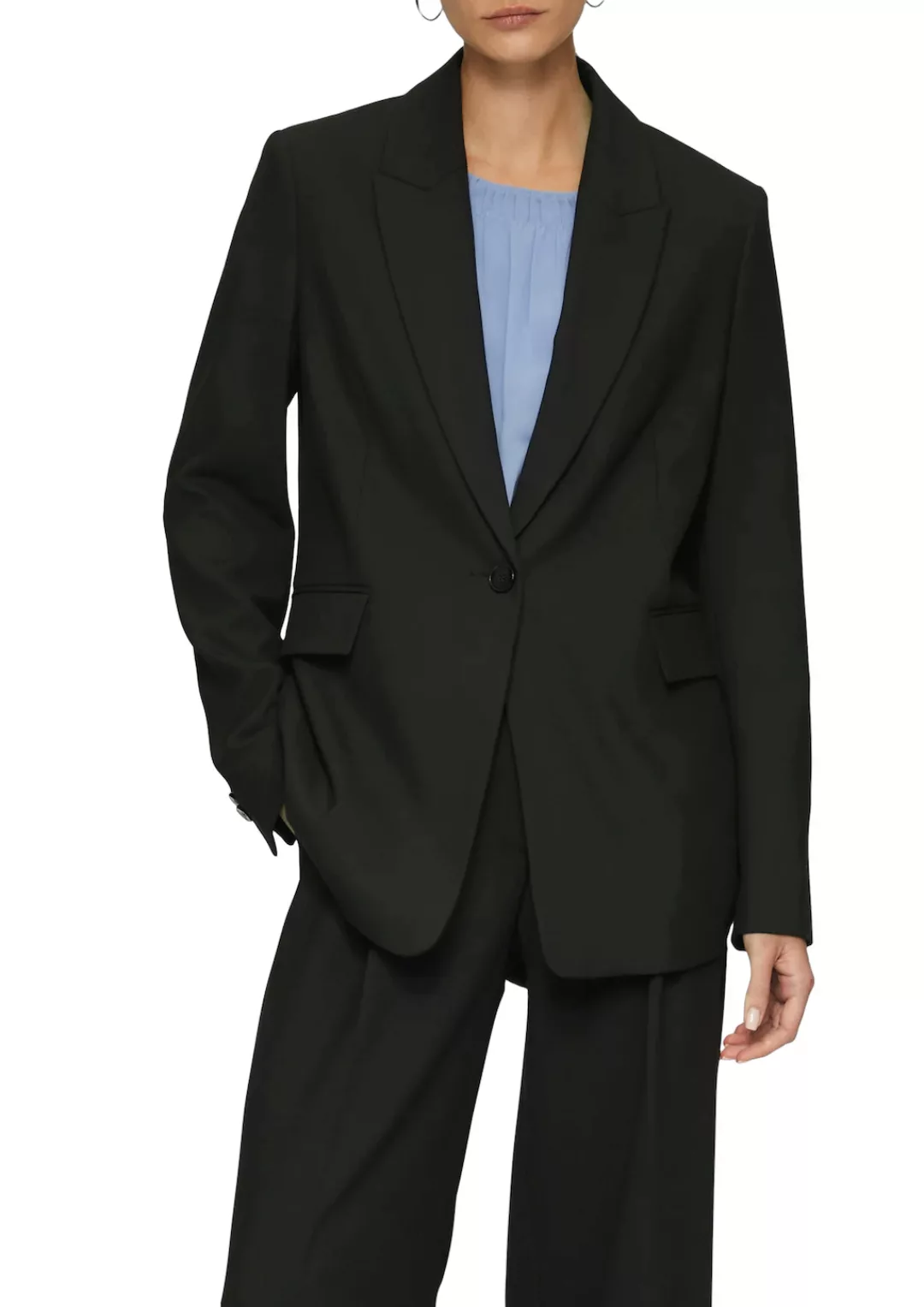 s.Oliver BLACK LABEL Longblazer, im eleganten Look günstig online kaufen