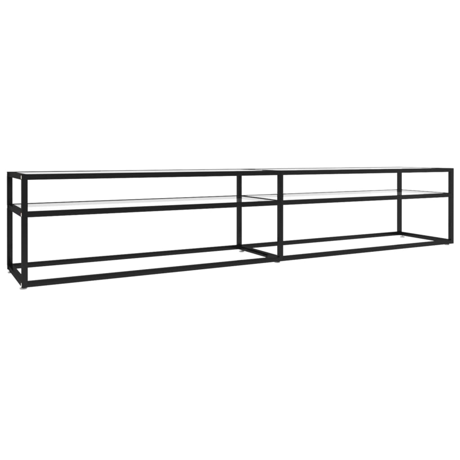 VidaXL TV-Schrank Transparent 220x40x40,5 cm Hartglas günstig online kaufen