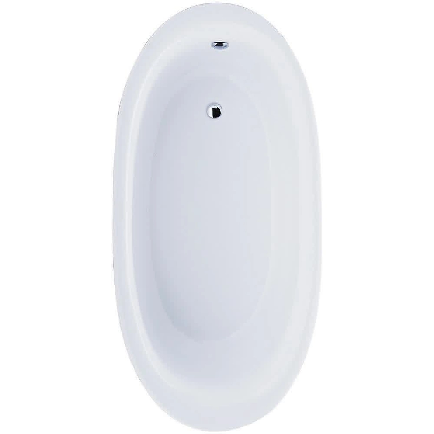 Steinkamp freistehende Ovalbadewanne 178 x 88 cm Loft Weiß günstig online kaufen