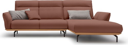 Creation BY ROLF BENZ Ecksofa »CR.460«, Sockel in Eiche, Alugussfüße in umb günstig online kaufen