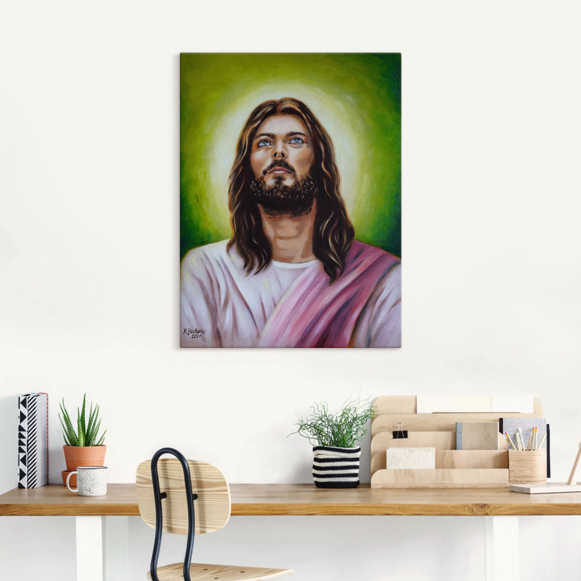 Artland Wandbild "Jesus Christus Porträt", Christliche Bilder, (1 St.), als günstig online kaufen