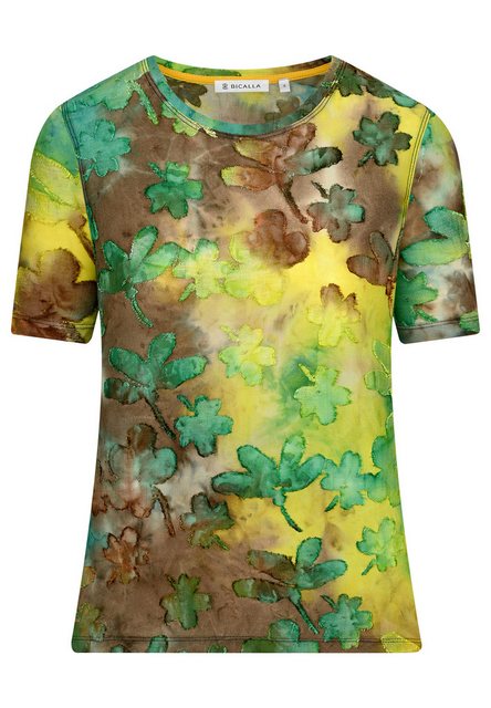 BICALLA T-Shirt Shirt T&D Blossom - 12/green-yellow (1-tlg) günstig online kaufen