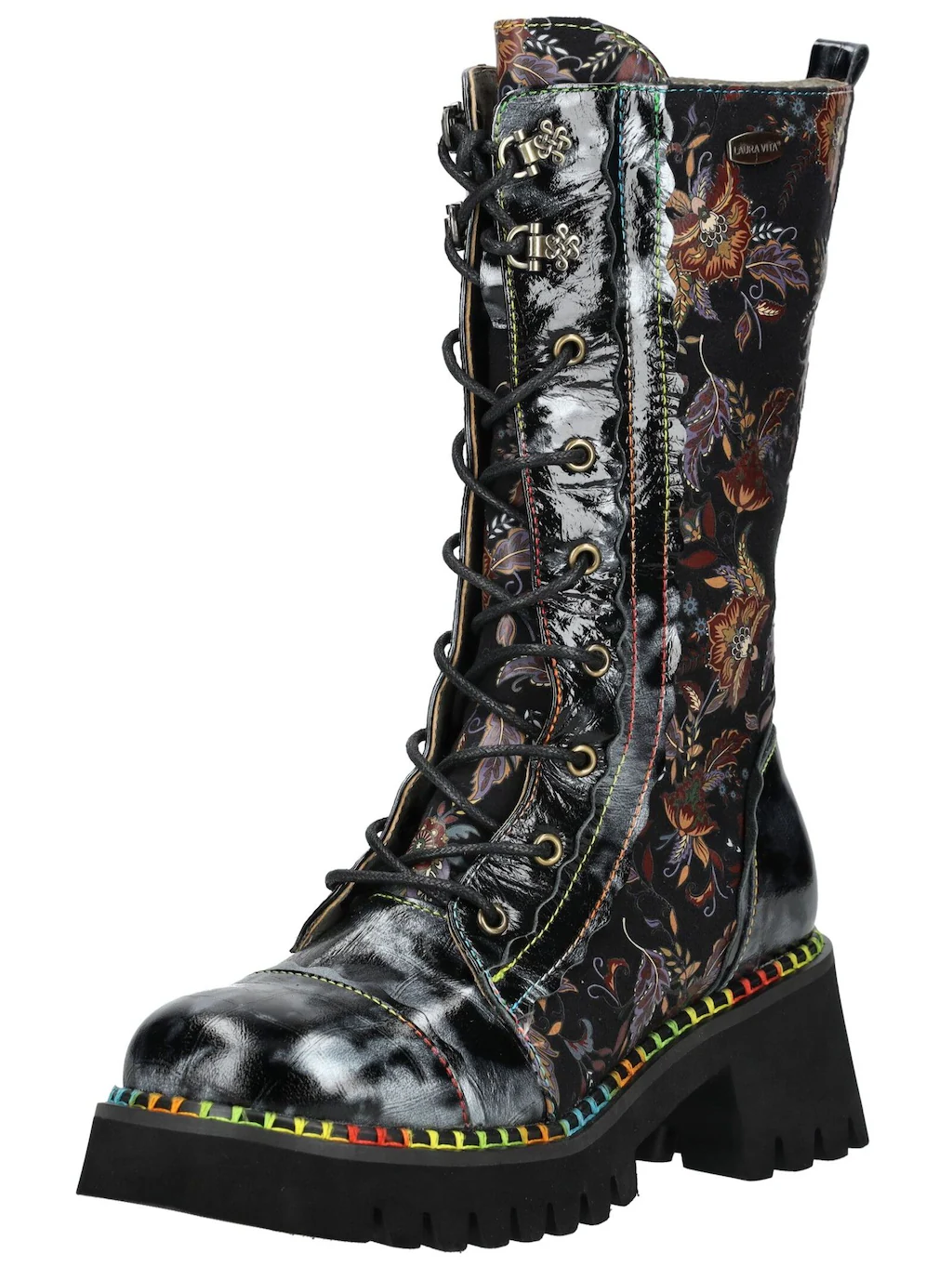 LAURA VITA Schnürstiefel "LAURA VITA Stiefel Leder/Textil" günstig online kaufen