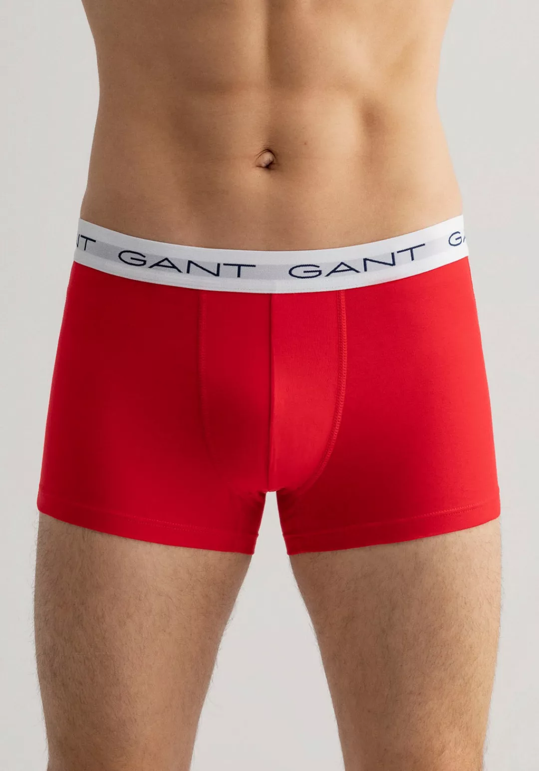 GANT 3-er-Set Boxer Trunks Blau, Rot & Weiss günstig online kaufen