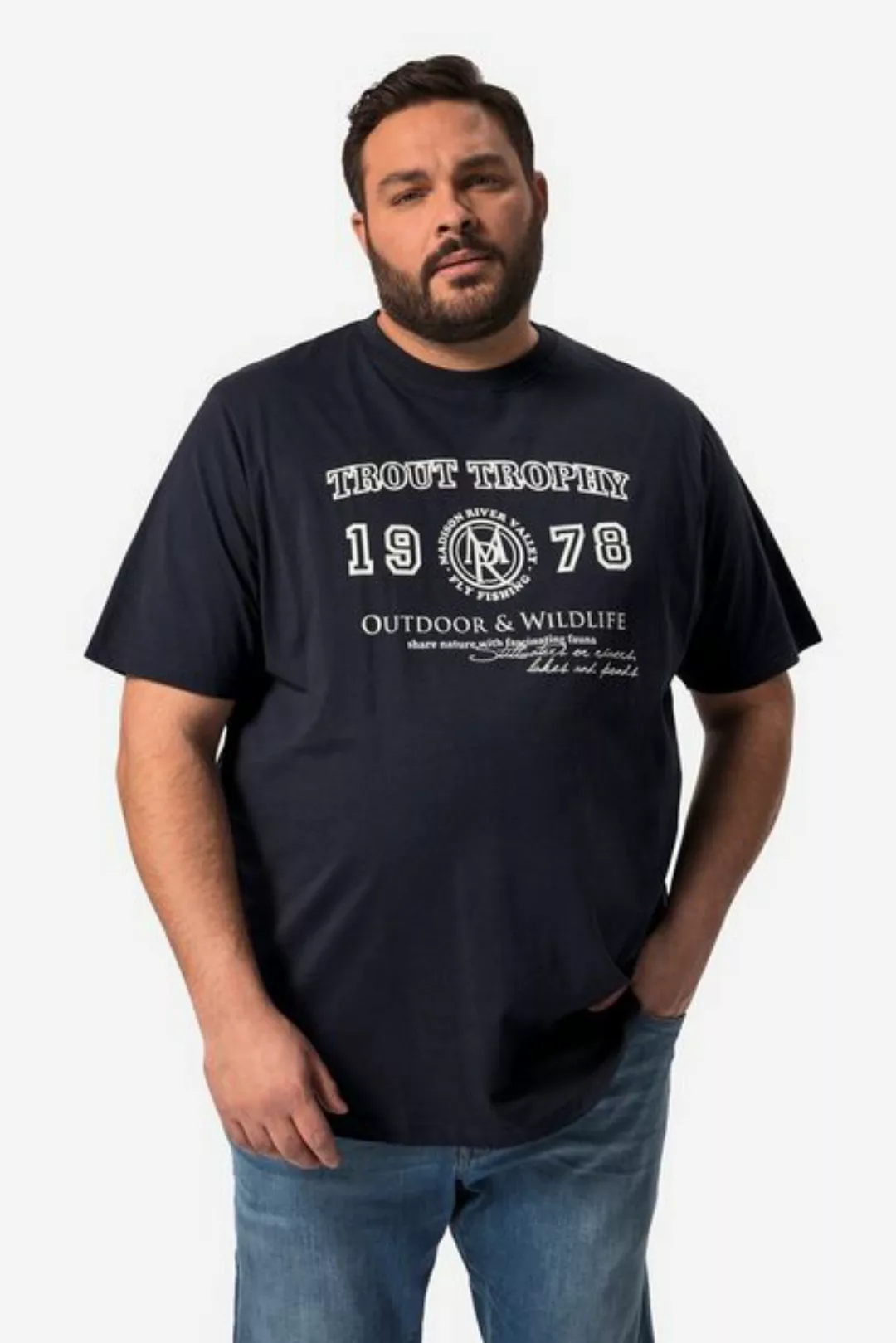John F. Gee T-Shirt John F. Gee T-Shirt Halbarm großer Print bis 84/86 günstig online kaufen
