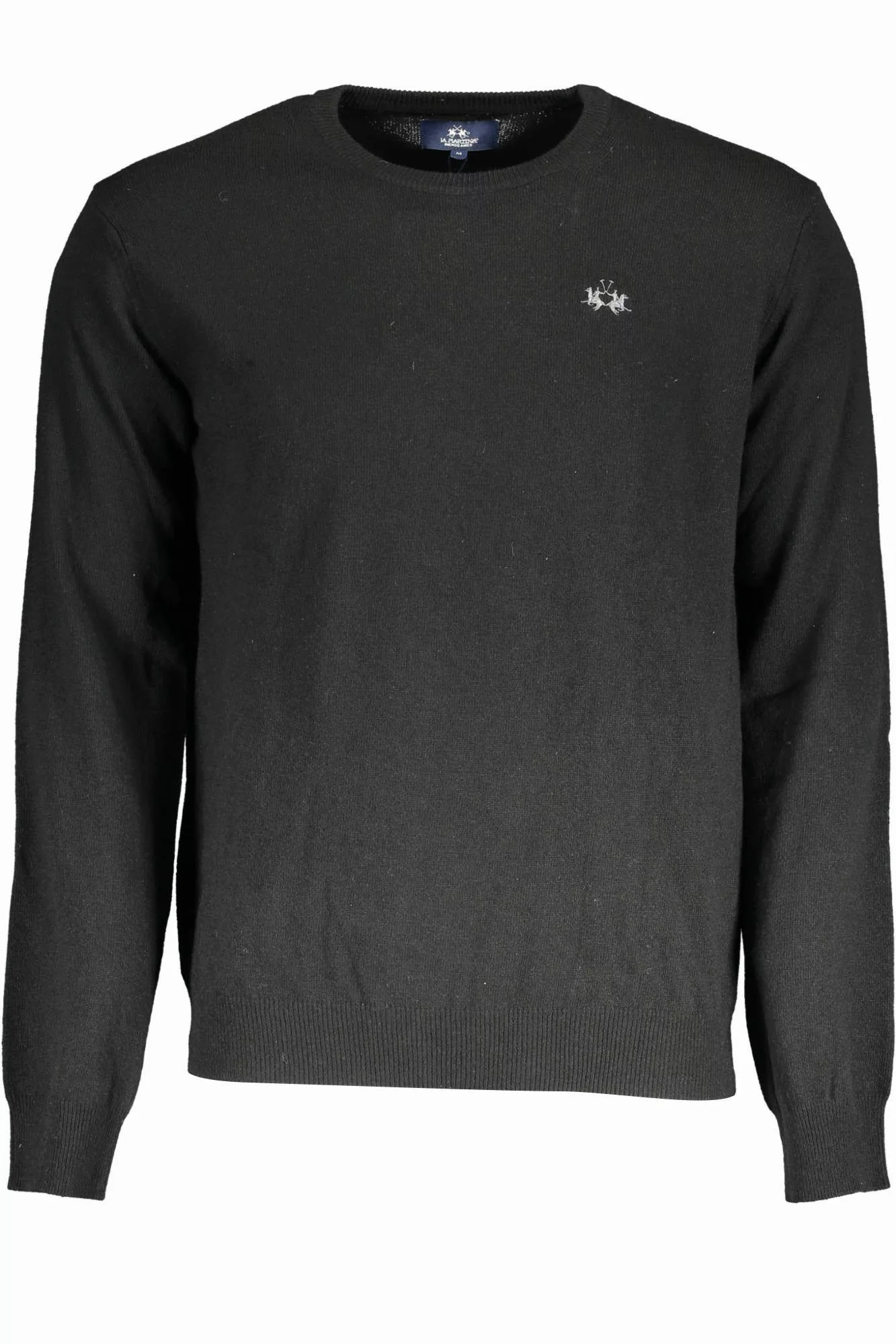 La Martina Strickpullover Eleganter schwarzer Herrenpullover günstig online kaufen