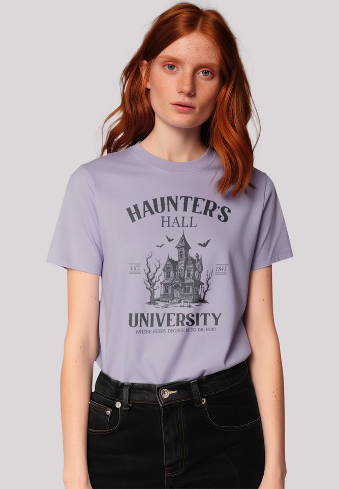 F4NT4STIC T-Shirt Halloween University Haunters hall Premium Qualität, Hall günstig online kaufen