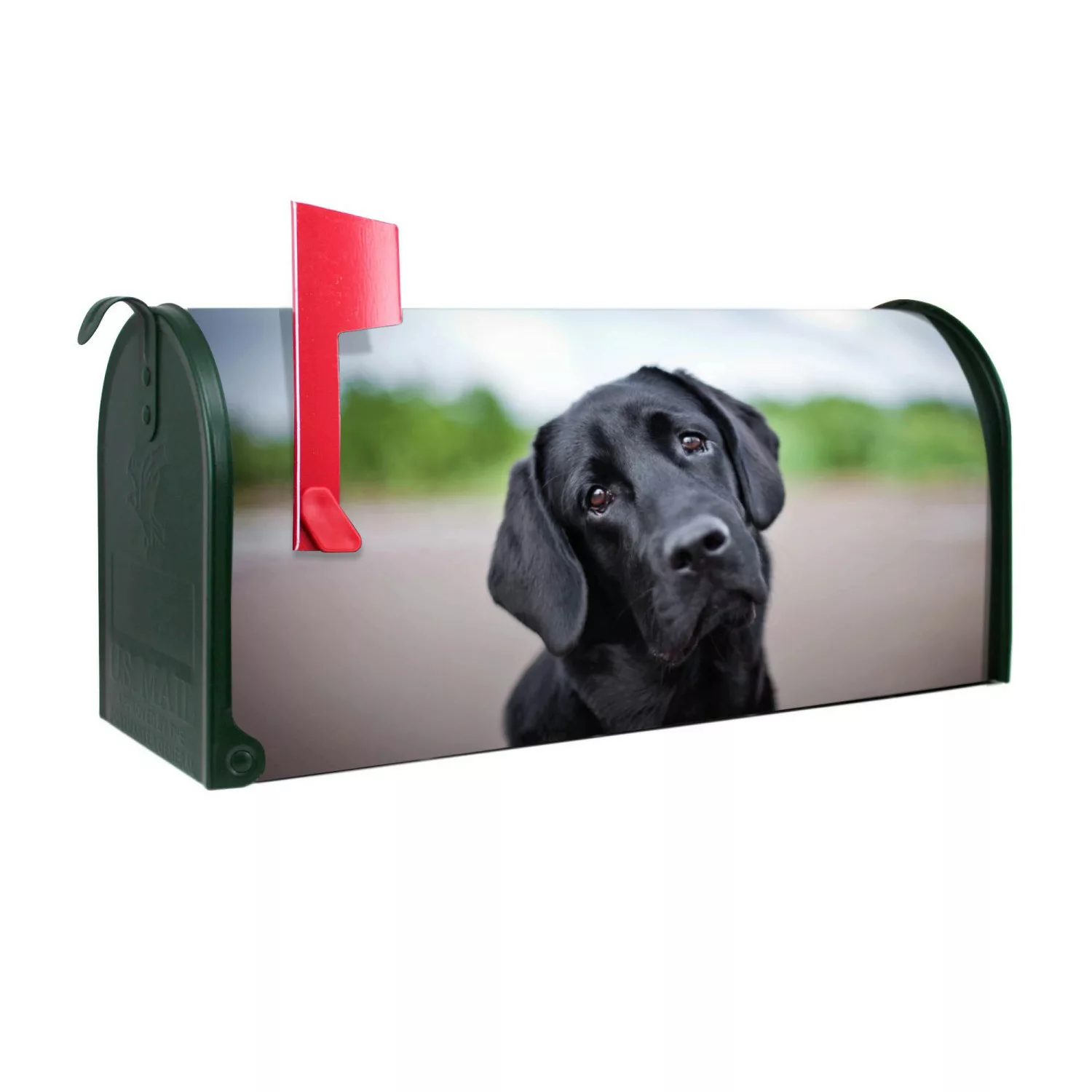 Banjado Amerikanischer Briefkasten Grün 48x22x16cm US Mailbox Letterbox Pos günstig online kaufen