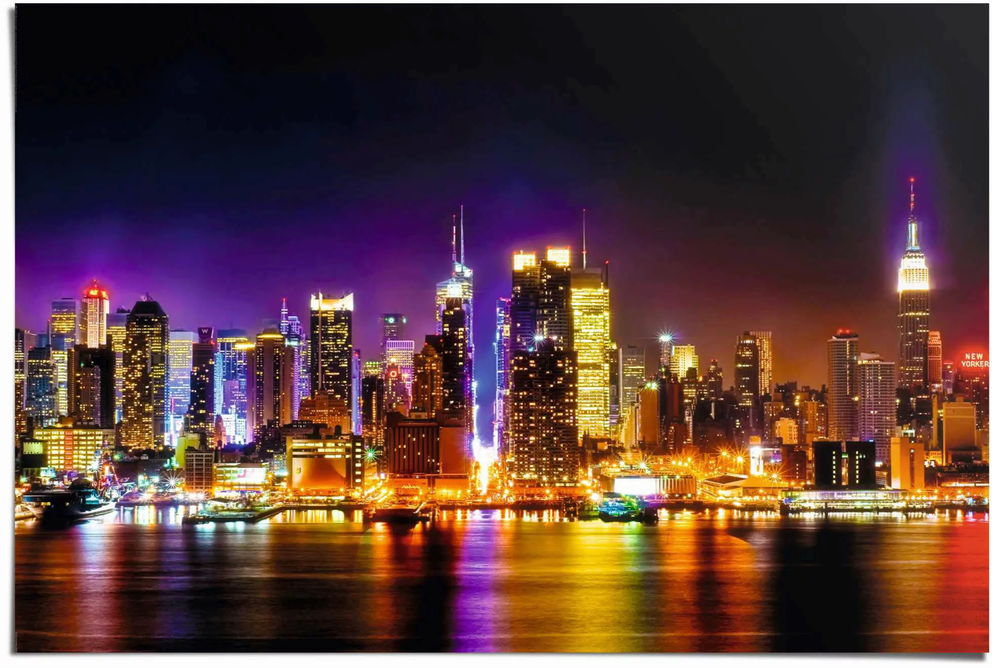 Reinders Poster "Manhattan Skyline Reflektionen", (1 St.) günstig online kaufen