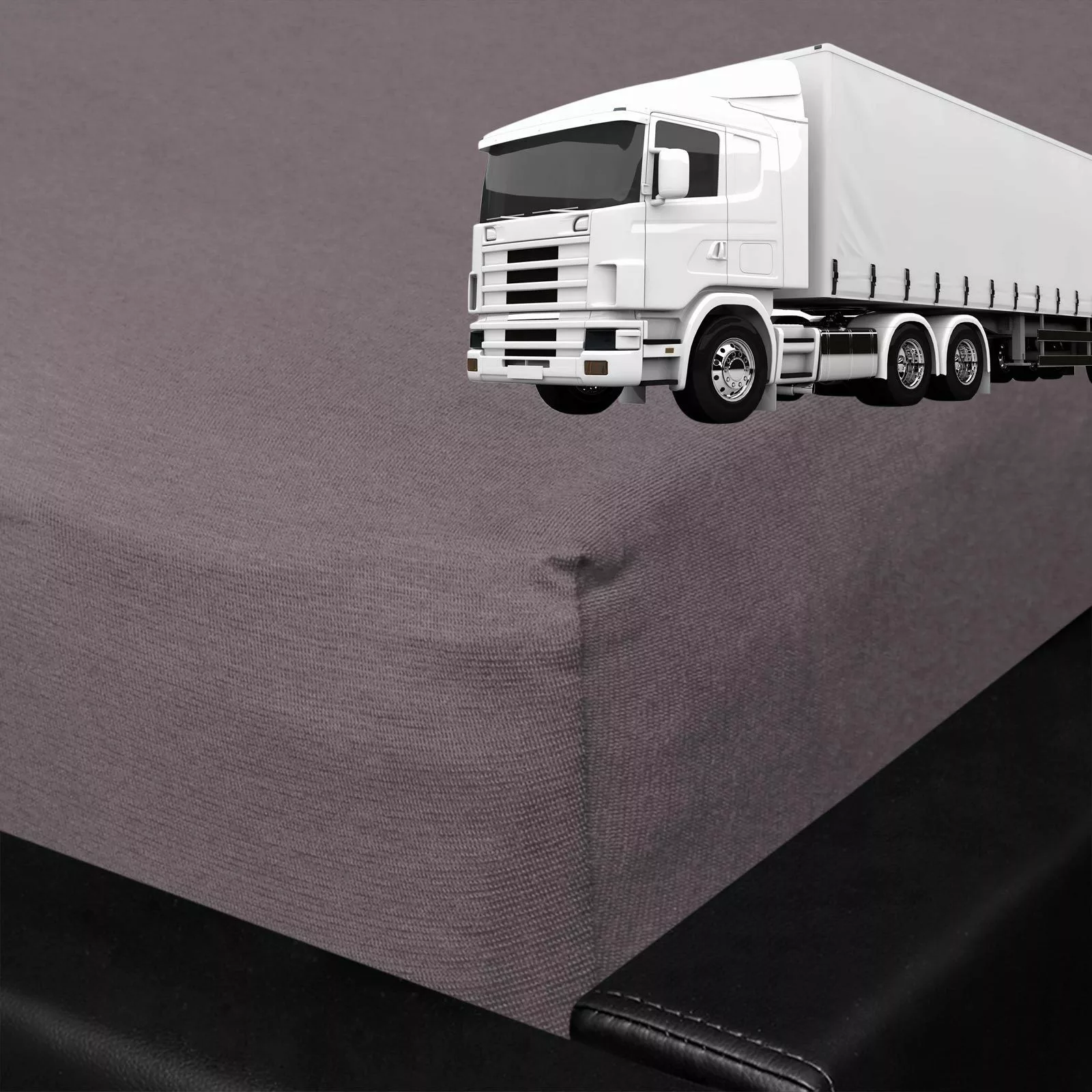BETTWARENSHOP Spannbettlaken LKW Truck, Jersey, Gummizug: günstig online kaufen