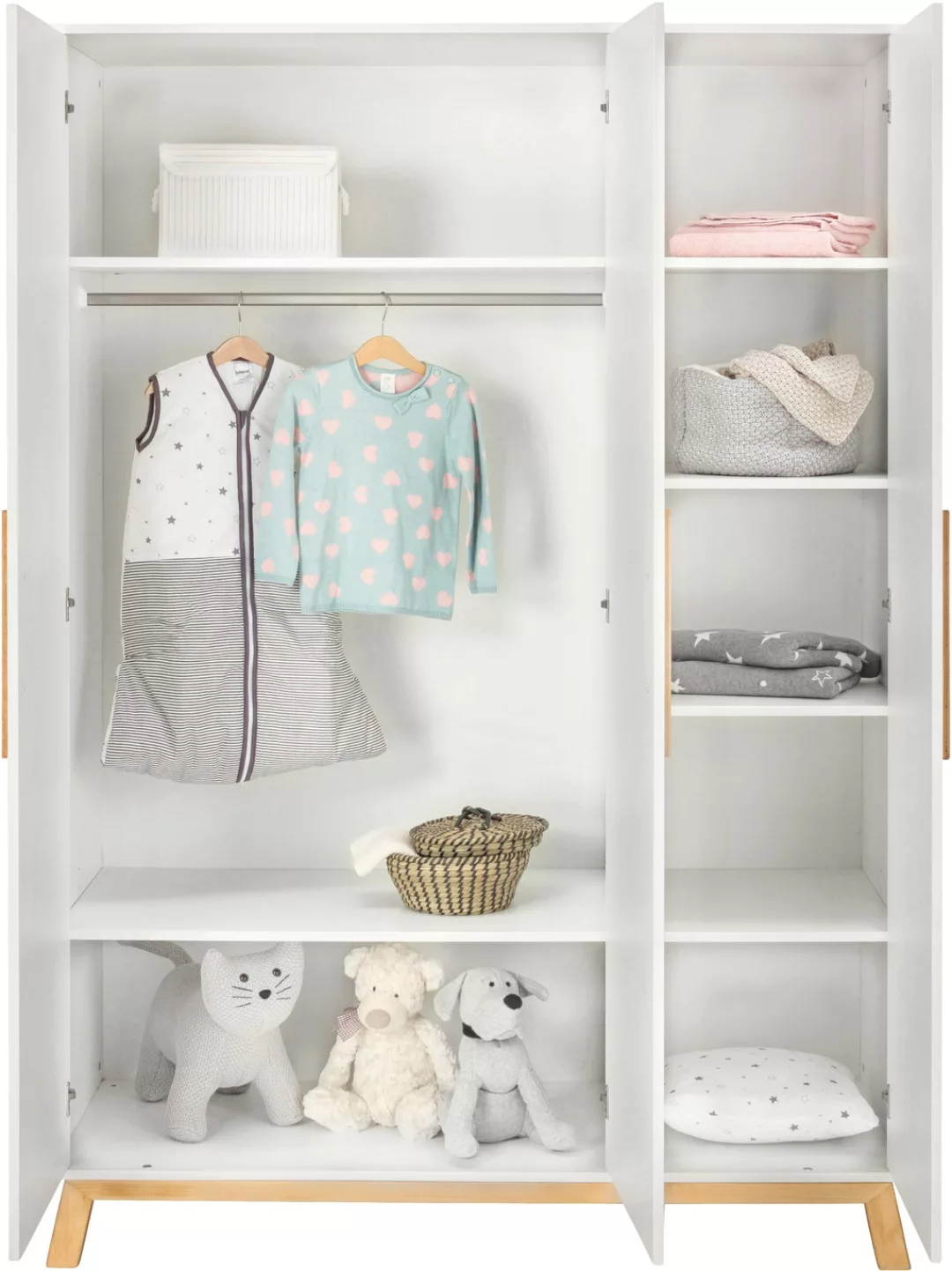 Schardt Kleiderschrank »Sienna White, Kinderkleiderschrank«, 3-türig; Made günstig online kaufen