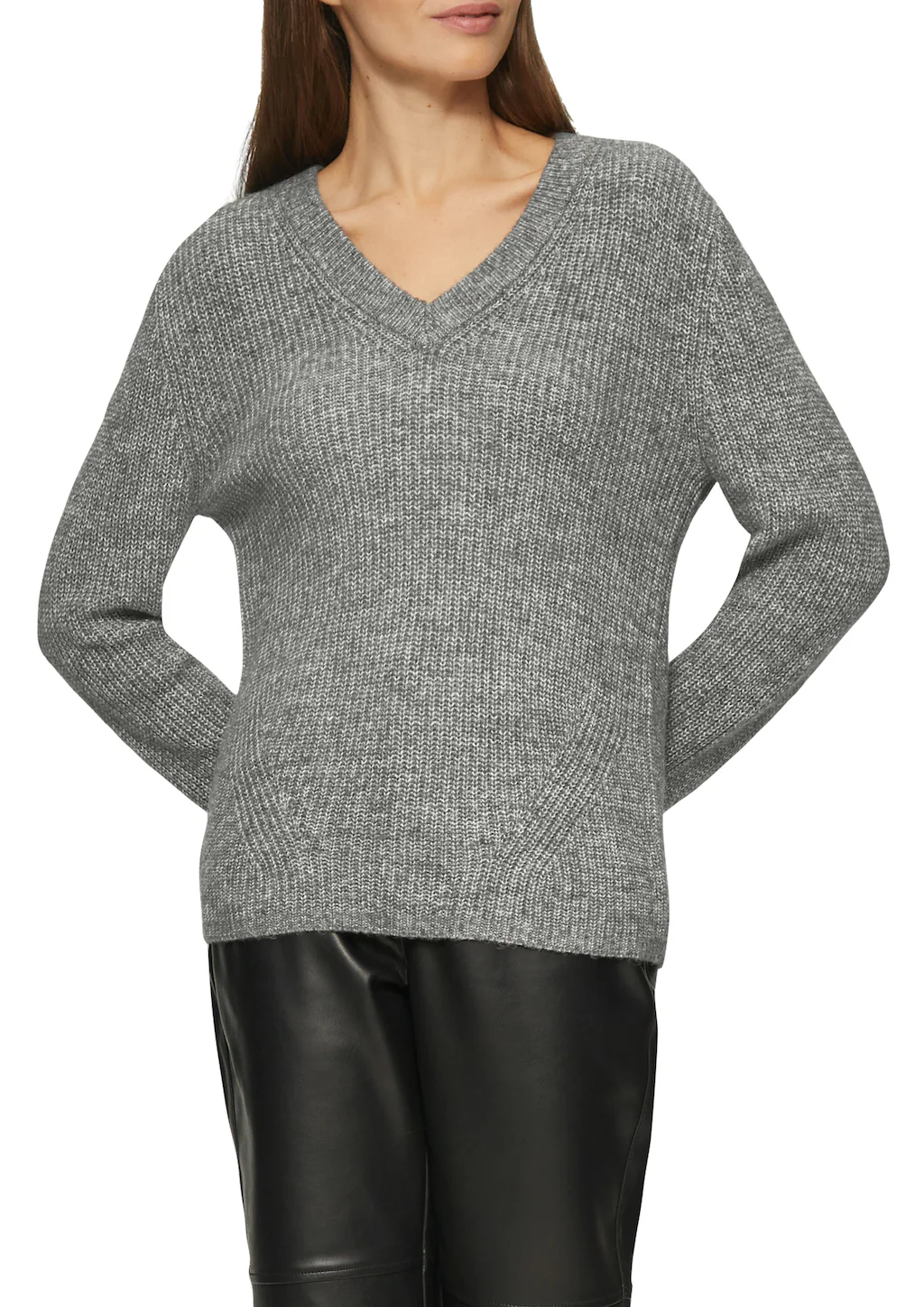 s.Oliver Strickpullover in Melange Optik günstig online kaufen