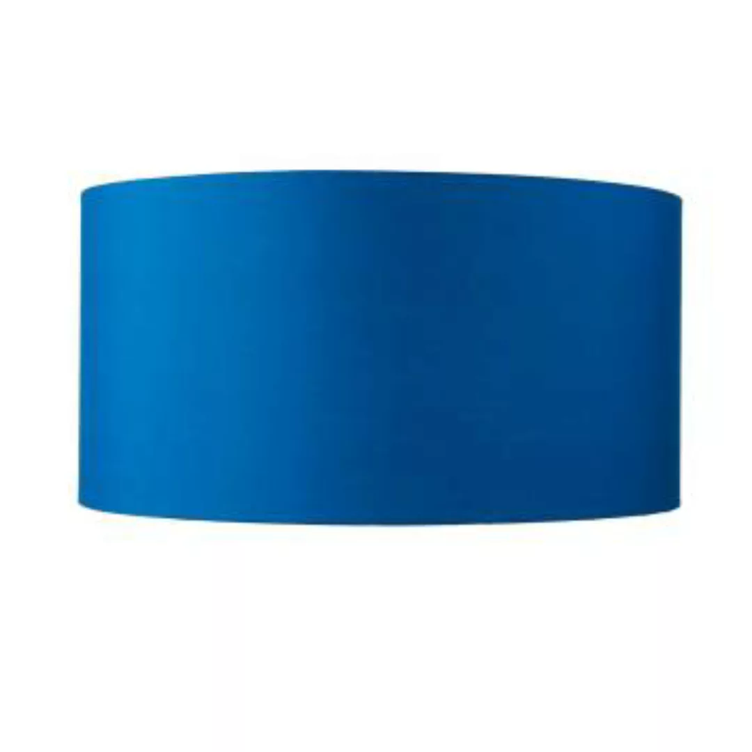 Lampenschirm für Hängeleuchte 60 cm rund Zylinder Blau günstig online kaufen