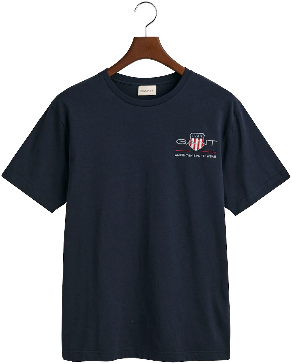 Gant T-Shirt "REG ARCHIVE SHIELD EMB SS T-SHIRT", von dem Archiv aus den 19 günstig online kaufen