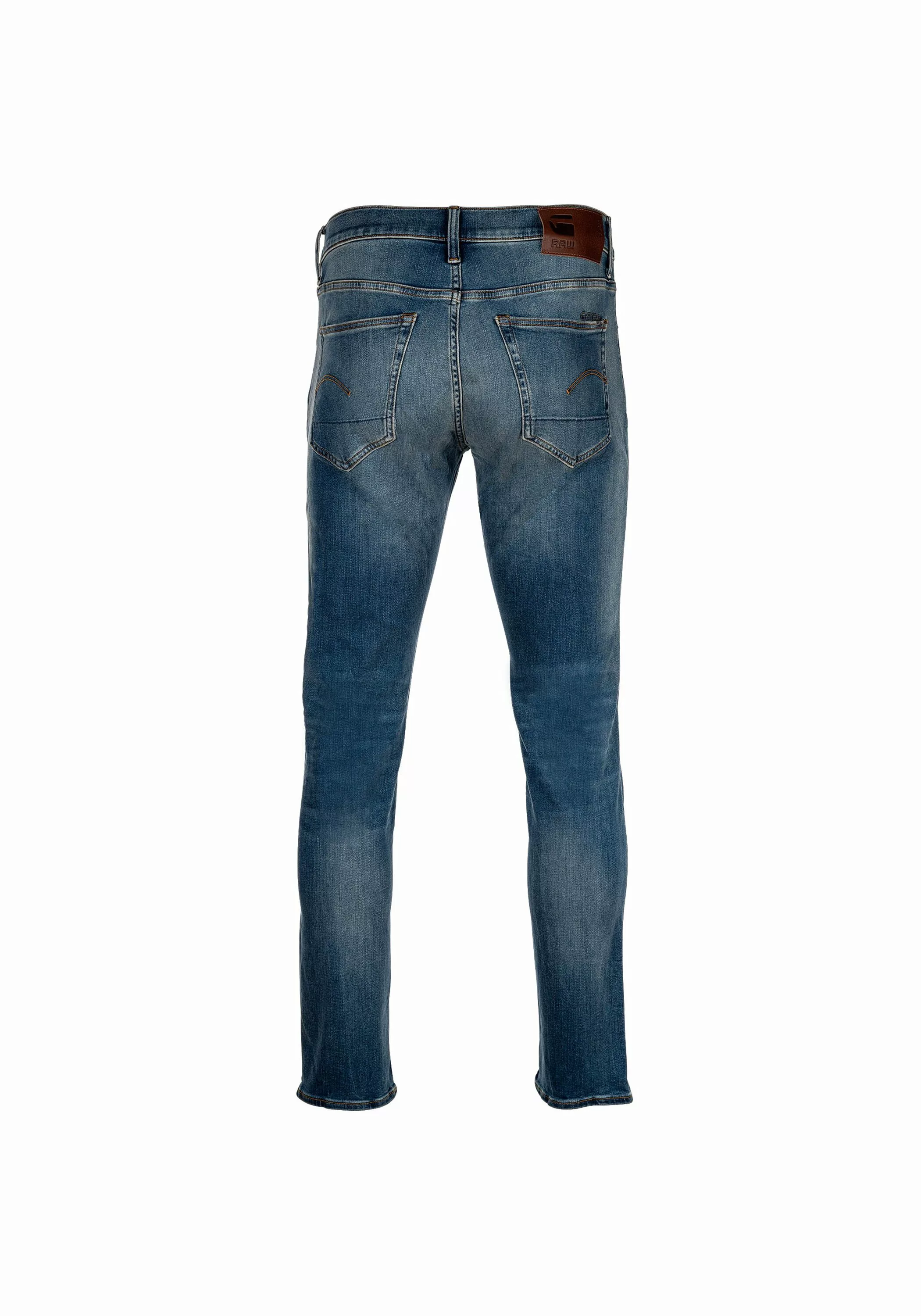 G-Star Herren Jeans 3301 Slim Fit - Blau - Vintage Medium Aged günstig online kaufen