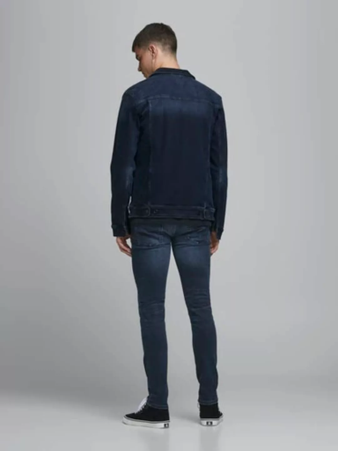 Jack & Jones Herren Jeans JJILIAM JJORIGINAL AGI 004 - Skinny Fit - Blau - günstig online kaufen