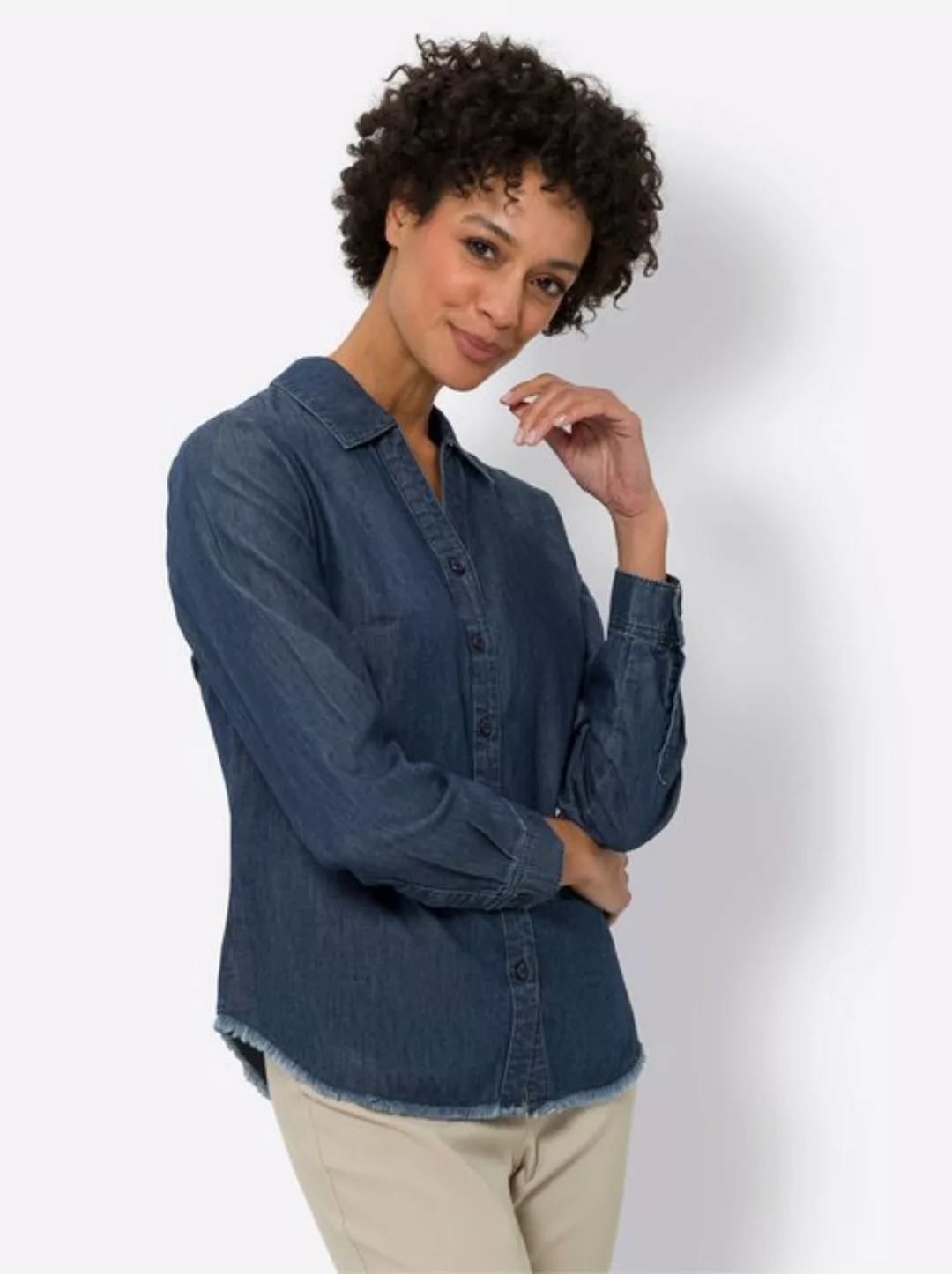 Classic Basics Jeansbluse günstig online kaufen