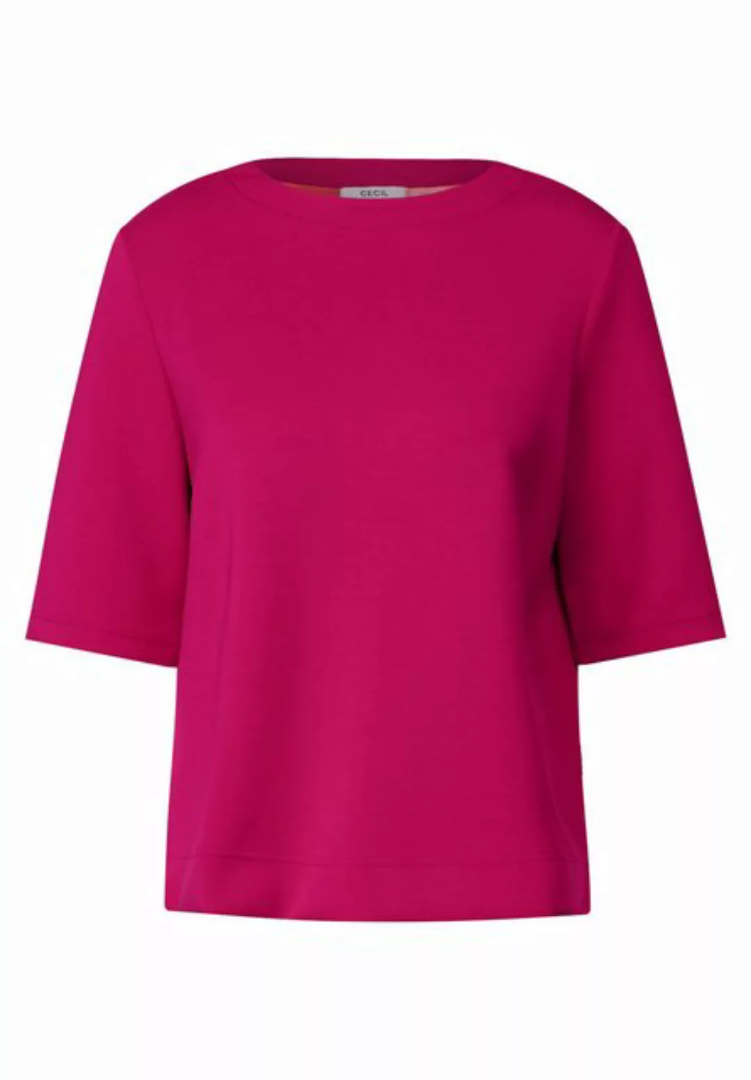 Cecil Wollpullover TOS Modal Short Sleeve Sweatsh günstig online kaufen