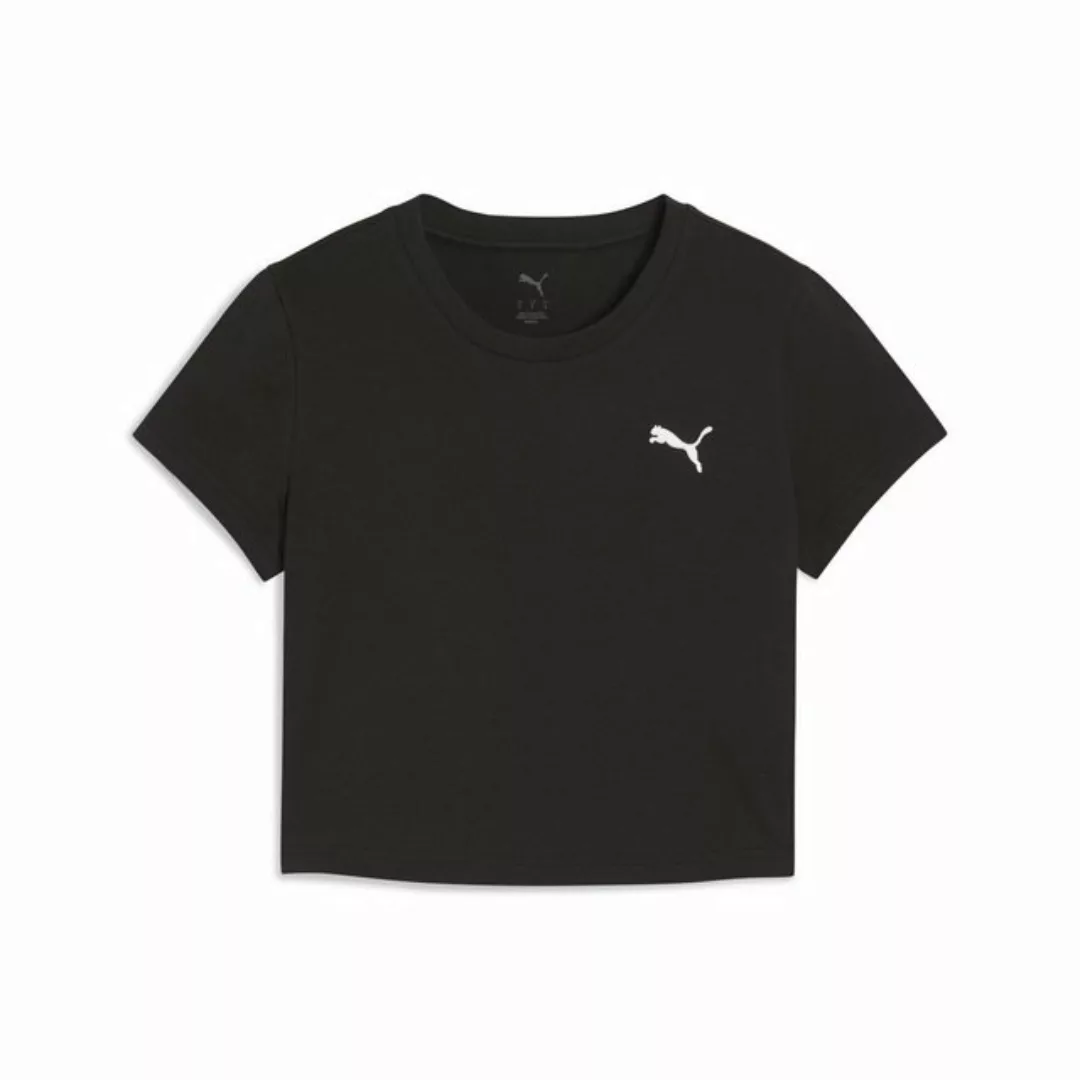 PUMA T-Shirt WARDROBE ESS Kurzes figurbetontes T-Shirt Damen günstig online kaufen