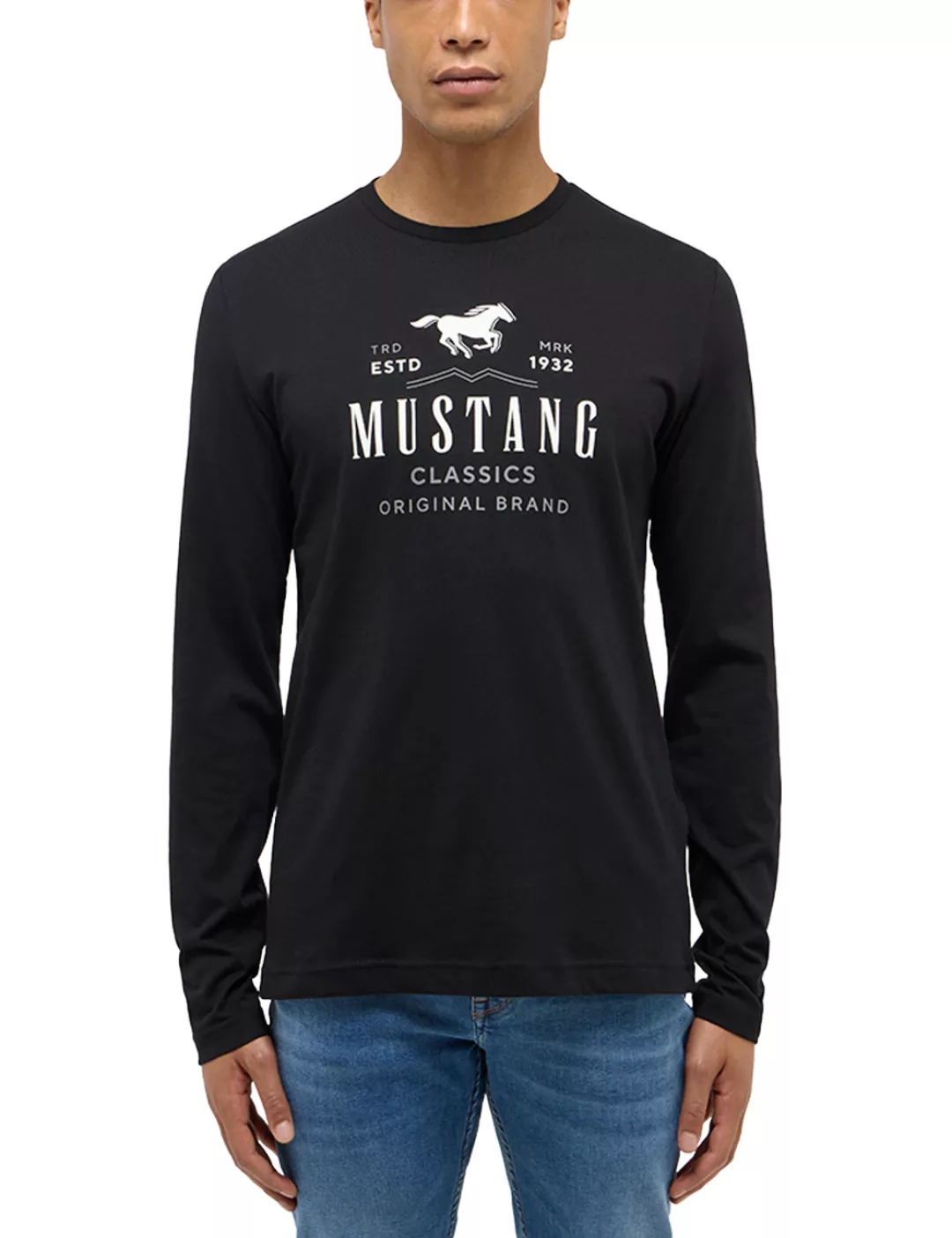 MUSTANG Langarmshirt "Style Adrian" günstig online kaufen