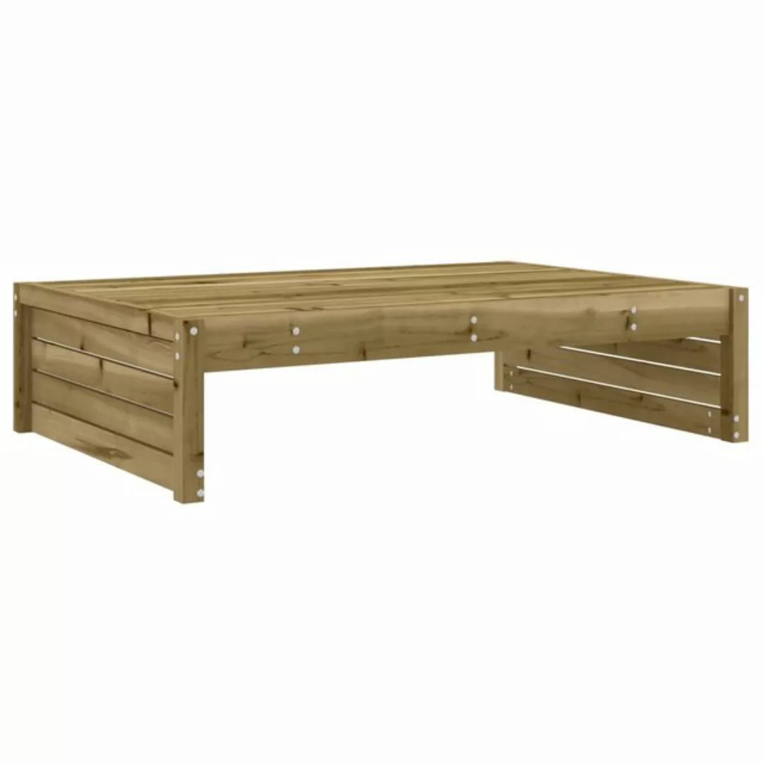 vidaXL Sofaelement Gartenhocker 120x80 cm Kiefernholz Imprägniert (1 St) günstig online kaufen