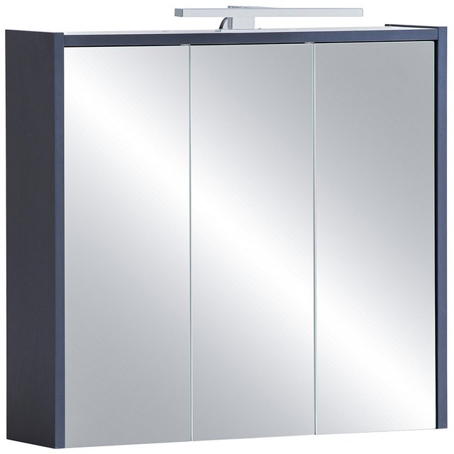 Lomadox Spiegelschrank LOANO-80 Badezimmerschrank Badezimmermöbel Schrank m günstig online kaufen