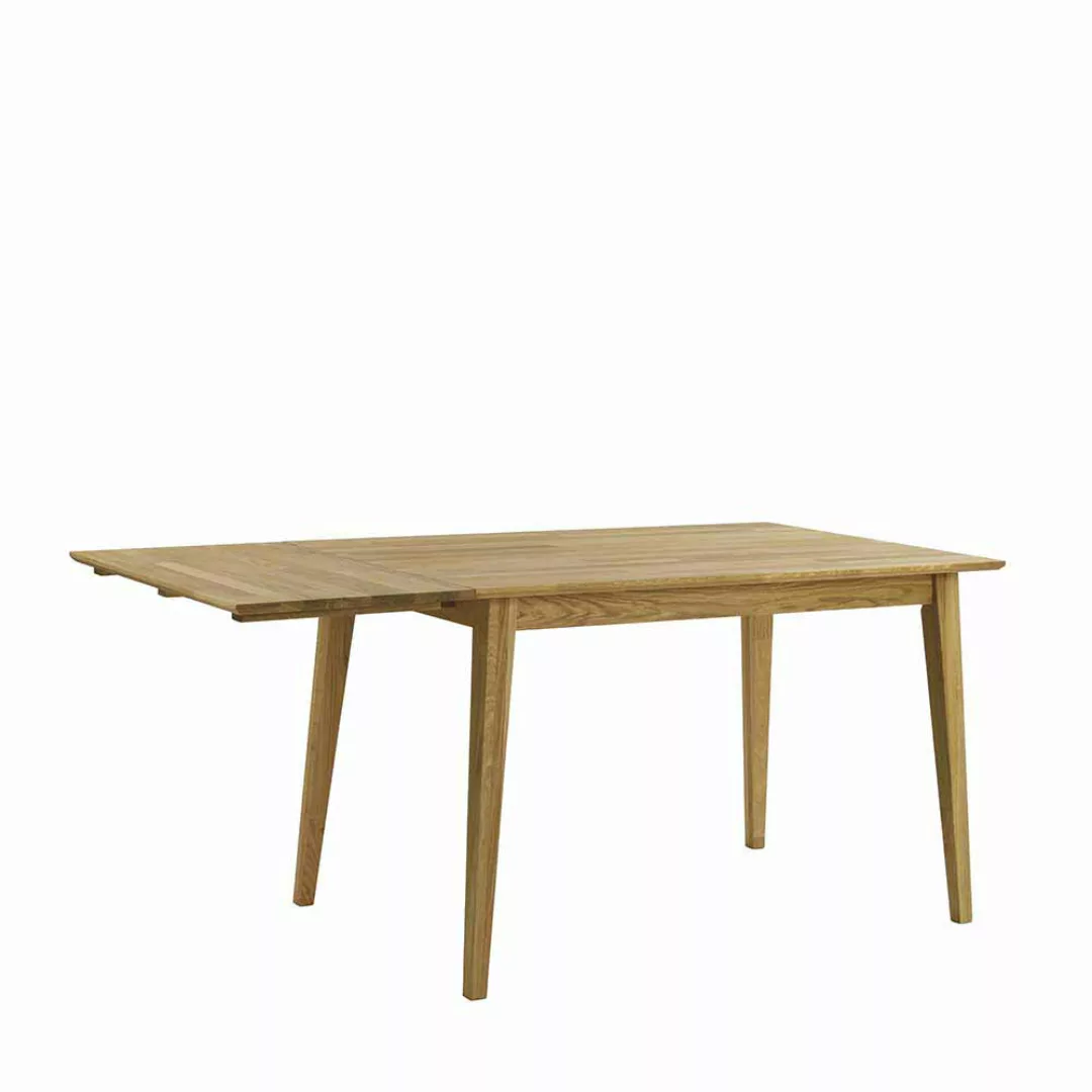 Holztisch aus Eiche massiv verlängerbar günstig online kaufen