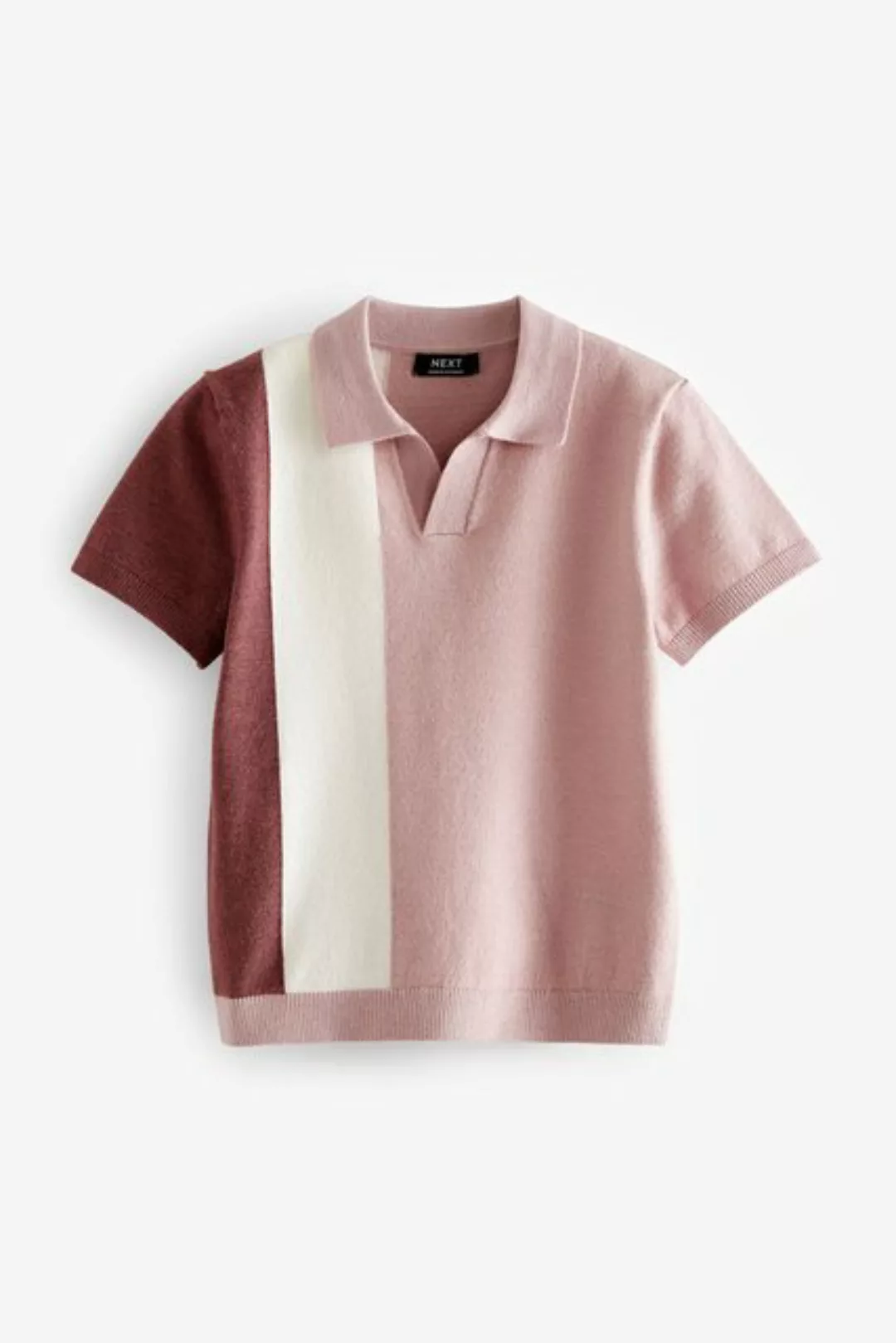 Next Poloshirt Kurzärmeliges Polohemd mit Streifen (1-tlg) günstig online kaufen