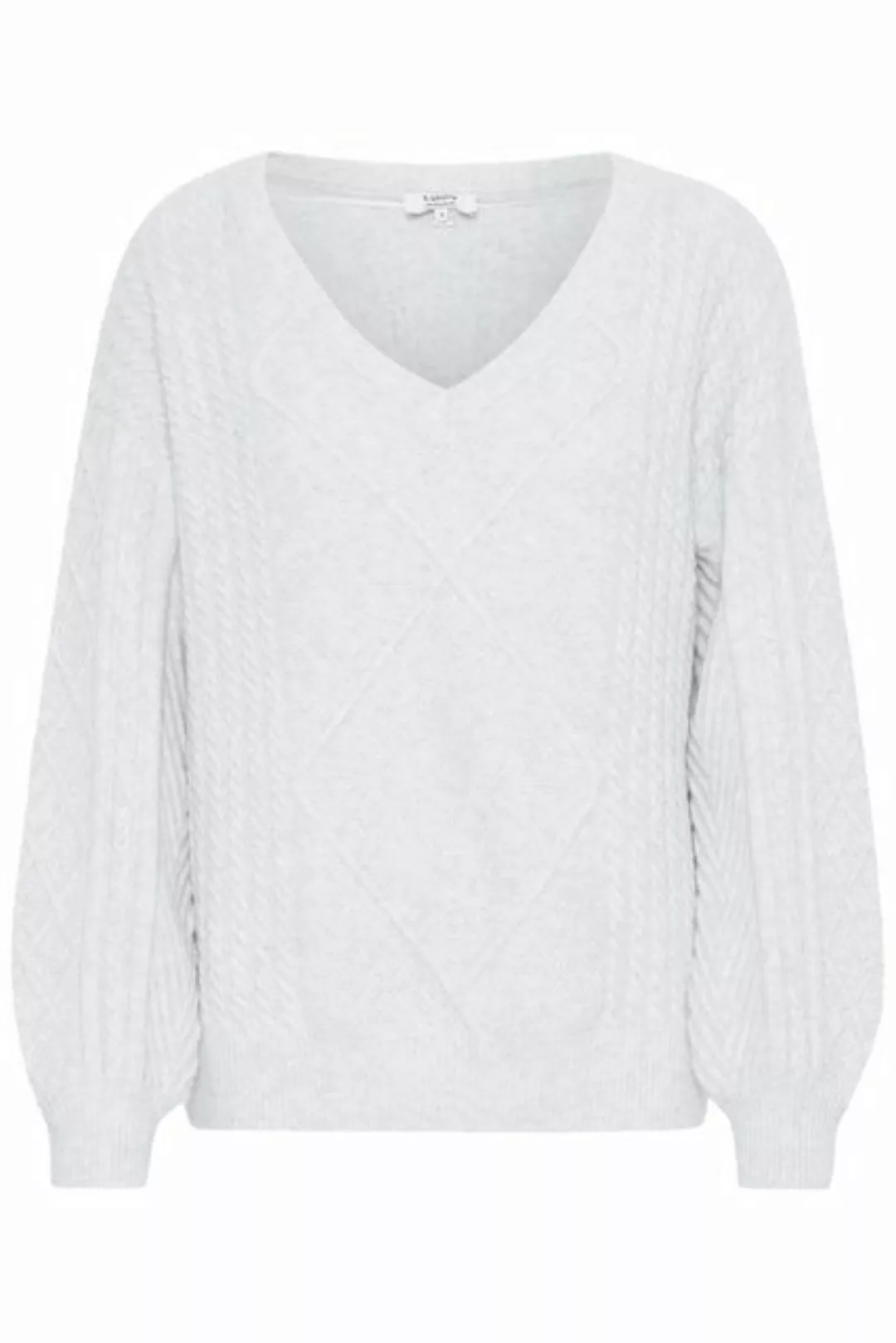 b.young Strickpullover BYMEDI VNECK JUMPER - feingestrickter Pullover günstig online kaufen