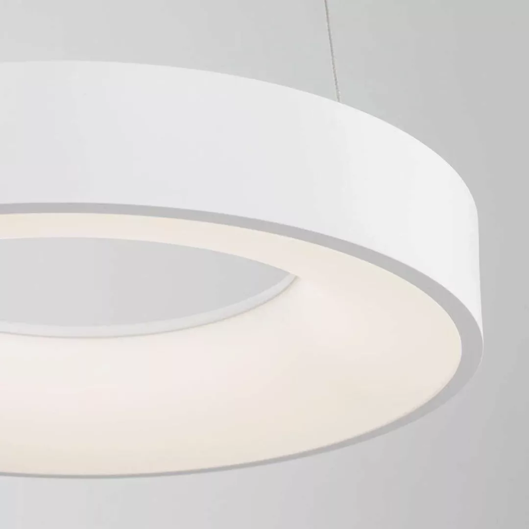 LED Pendelleuchte Rando Thin in Weiß-matt 30W 1950lm günstig online kaufen