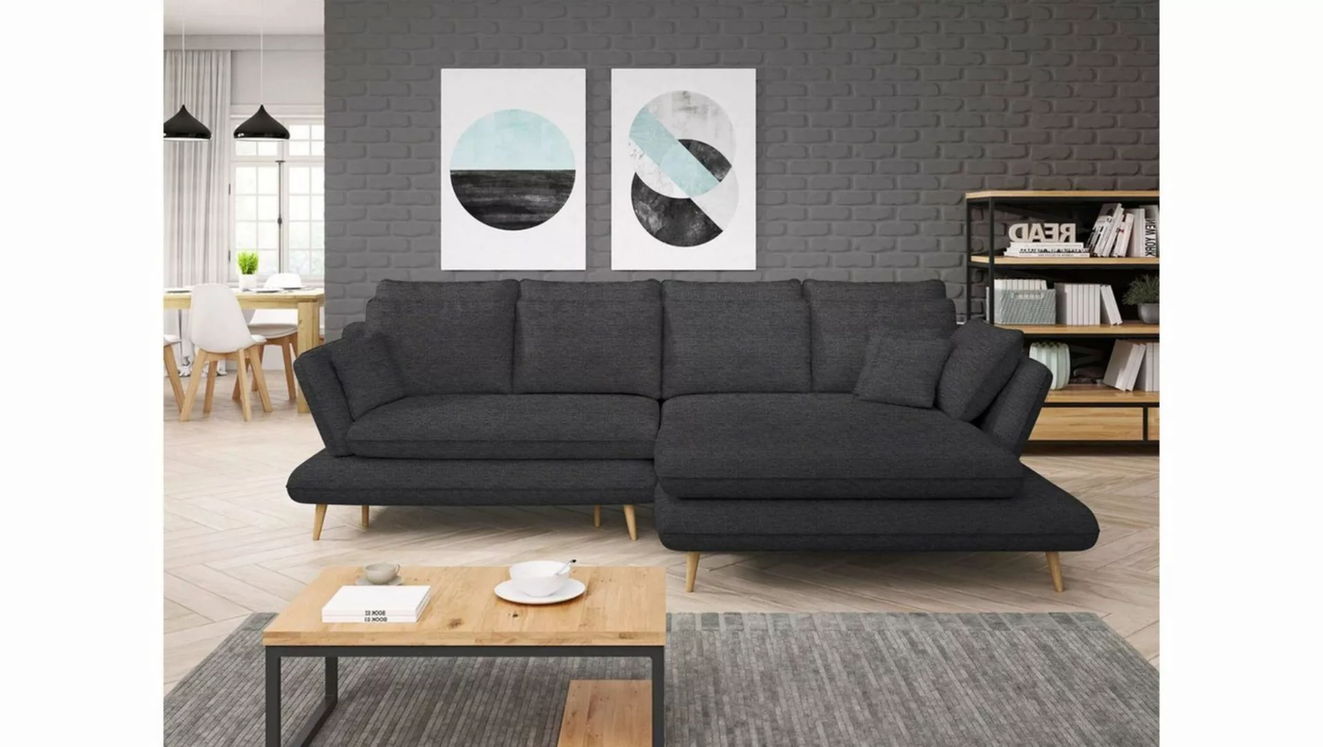 99rooms Ecksofa Mondino, L-Form, Eckcouch, Design günstig online kaufen