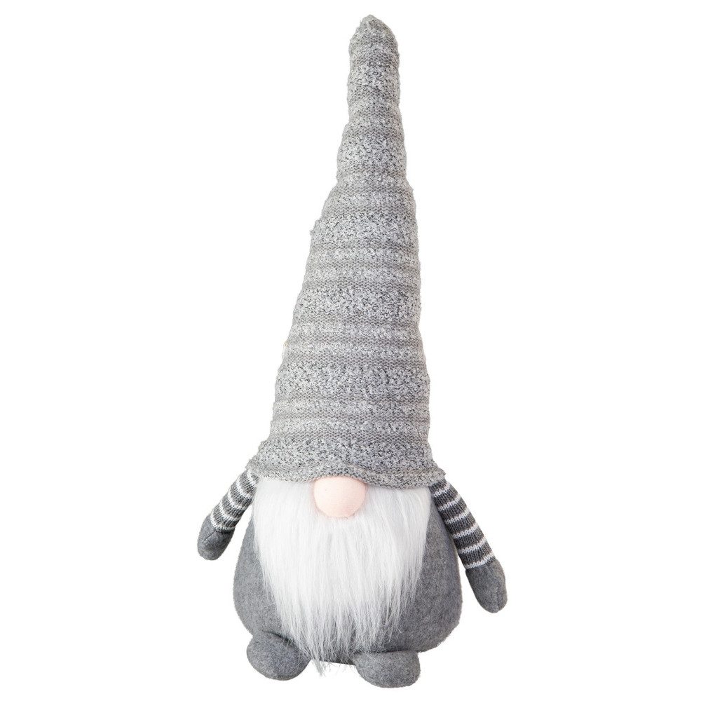 MICA Dekofigur Wichtel stehend - grau/schwarz/weiß günstig online kaufen