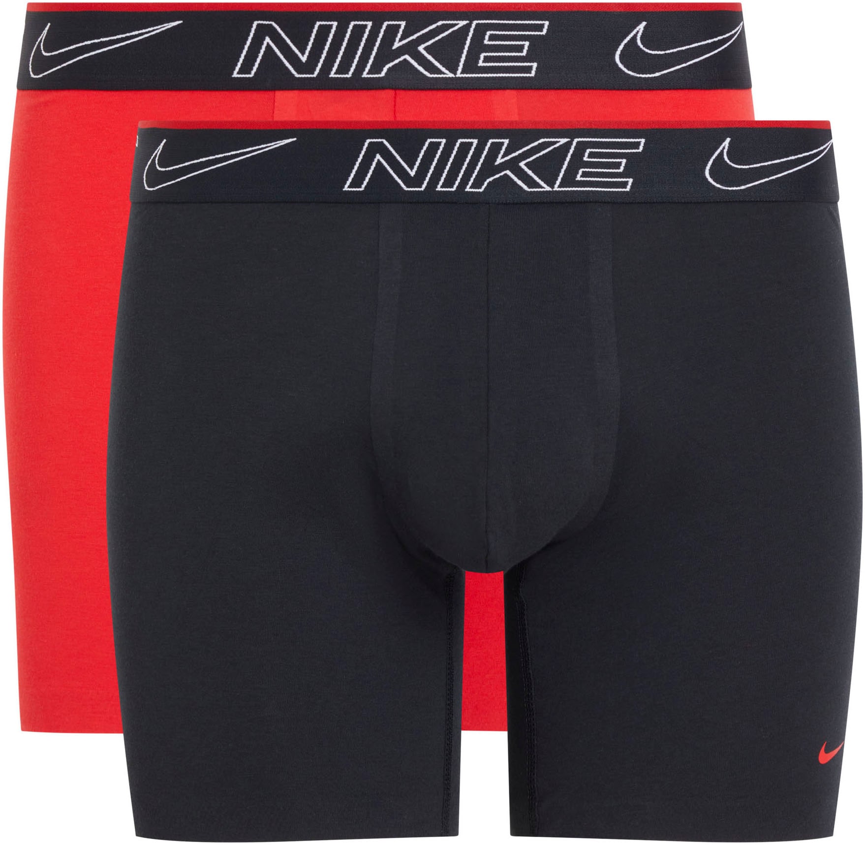 NIKE Underwear Boxershorts "BOXER BRIEF 2PK", mit Logo-Elastikbund günstig online kaufen