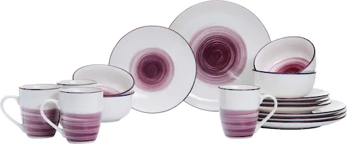 Ritzenhoff & Breker Kombiservice »Luna«, (Set, 16 tlg.), Aquarell-Stil günstig online kaufen