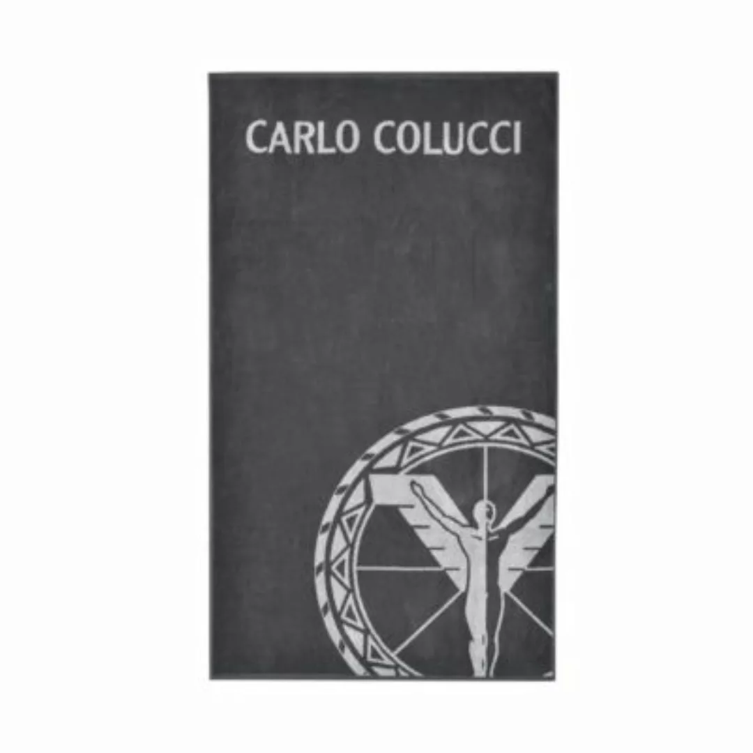 CARLO COLUCCI Strandlaken Stefano silber Gr. 100 x 180 günstig online kaufen