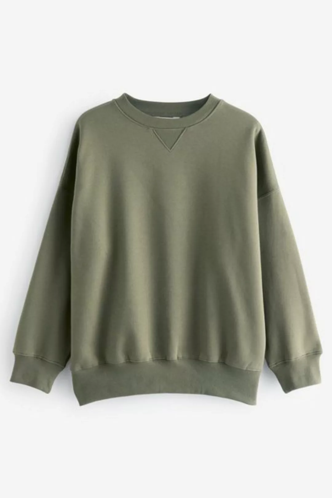 Next Longsweatshirt Dickes angerautes Sweatshirt mit Rundhals (1-tlg) günstig online kaufen