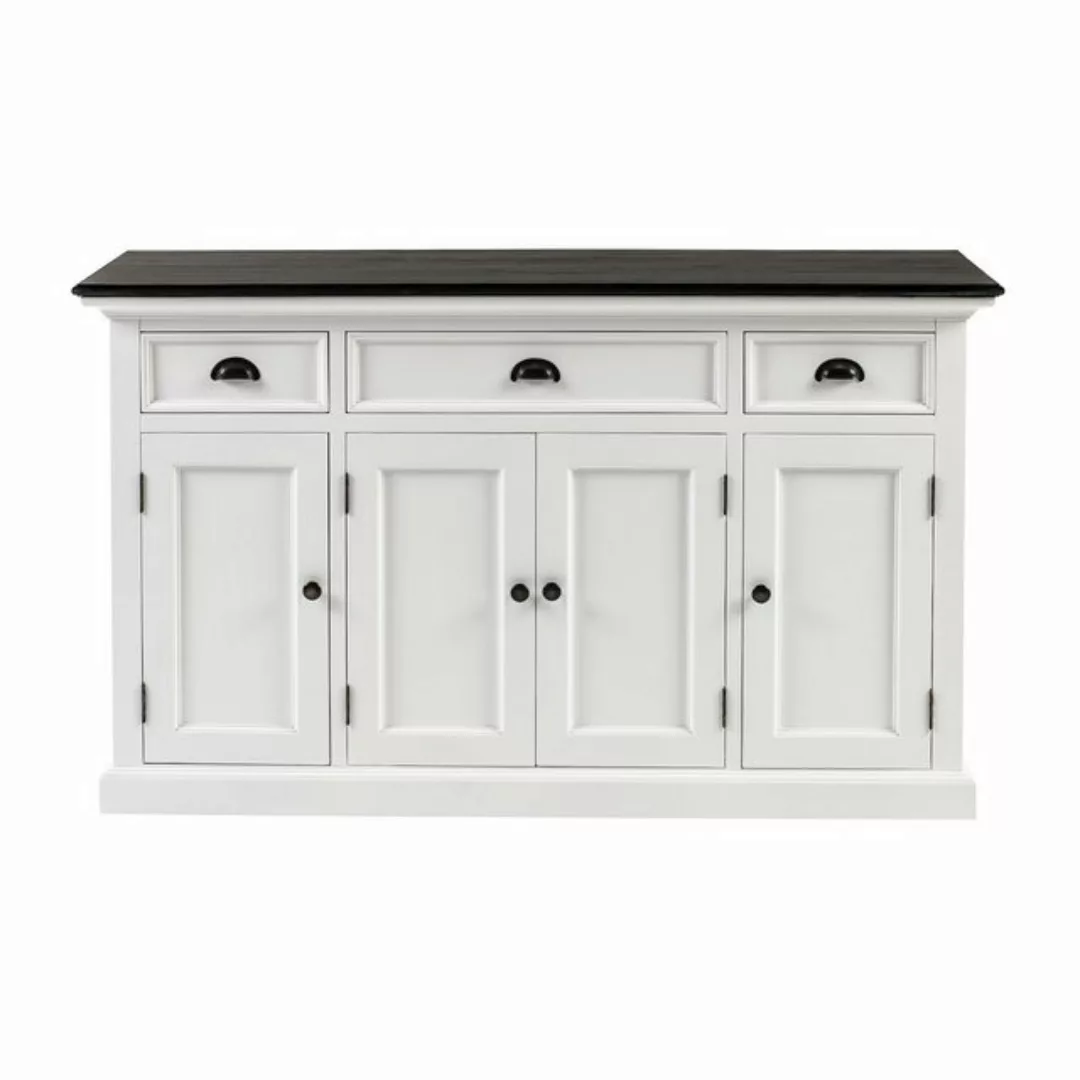 Novasolo Buffet Halifax Contrast Buffetschrank mit 4 Türen und 3 Schubladen günstig online kaufen