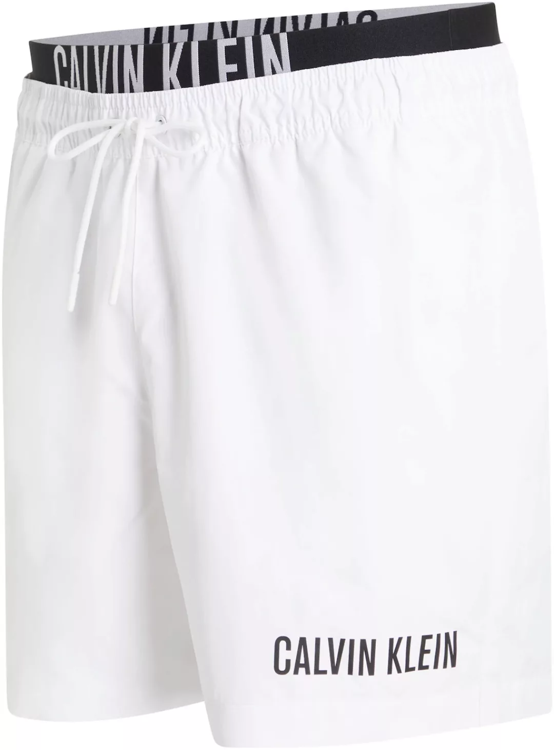 Calvin Klein Swimwear Badeshorts "MEDIUM DOUBLE WB", mit doppeltem Bund günstig online kaufen