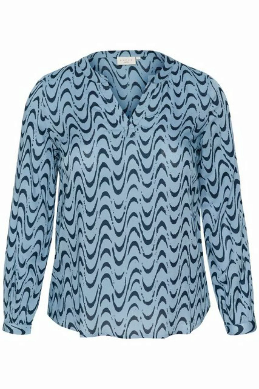 KAFFE Curve Langarmbluse Langarm-Bluse KCnora Große Größen günstig online kaufen