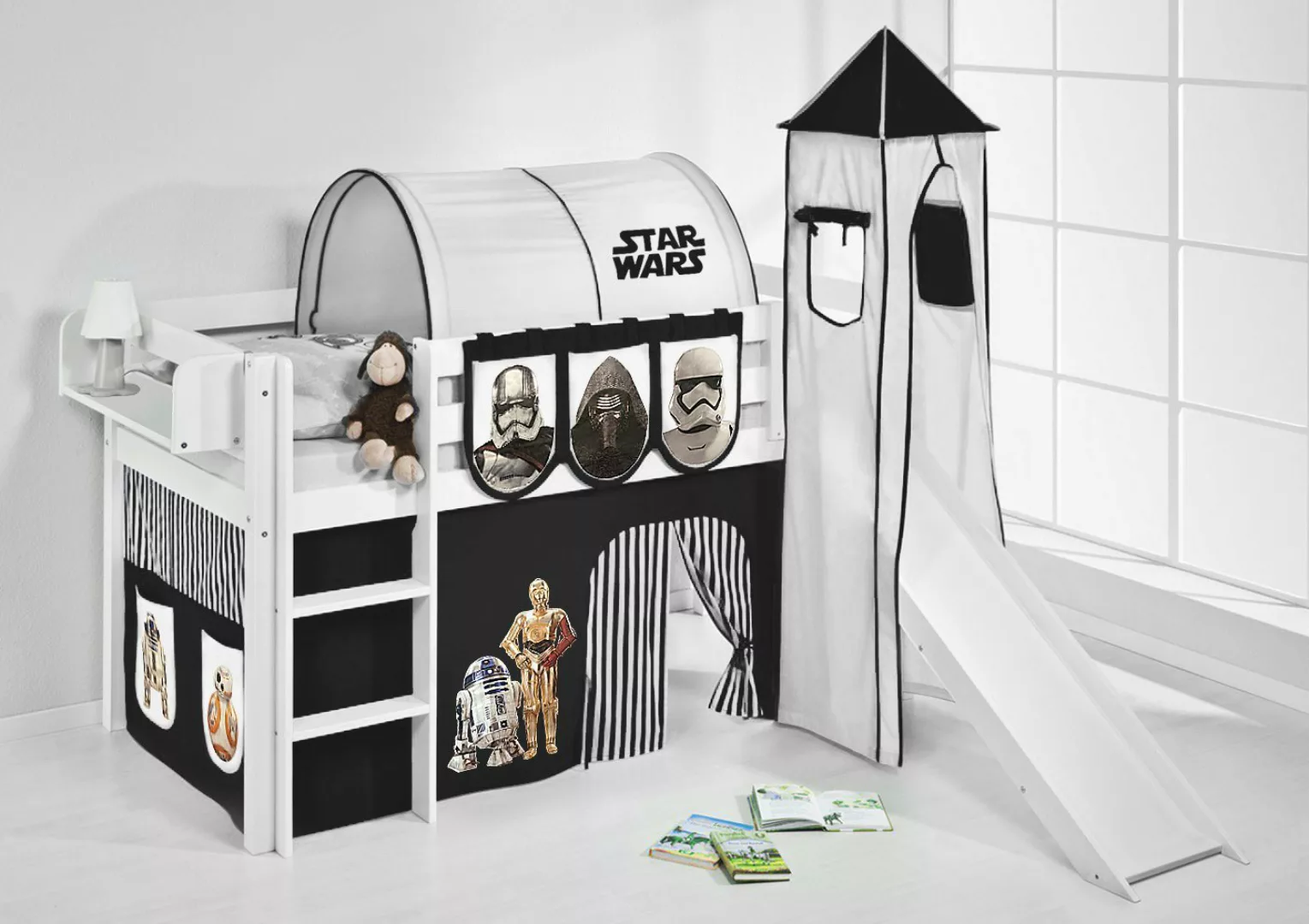 Lilokids Hochbett Spielbett JELLE Star Wars - Hochbett LILOKIDS - weiß - mi günstig online kaufen