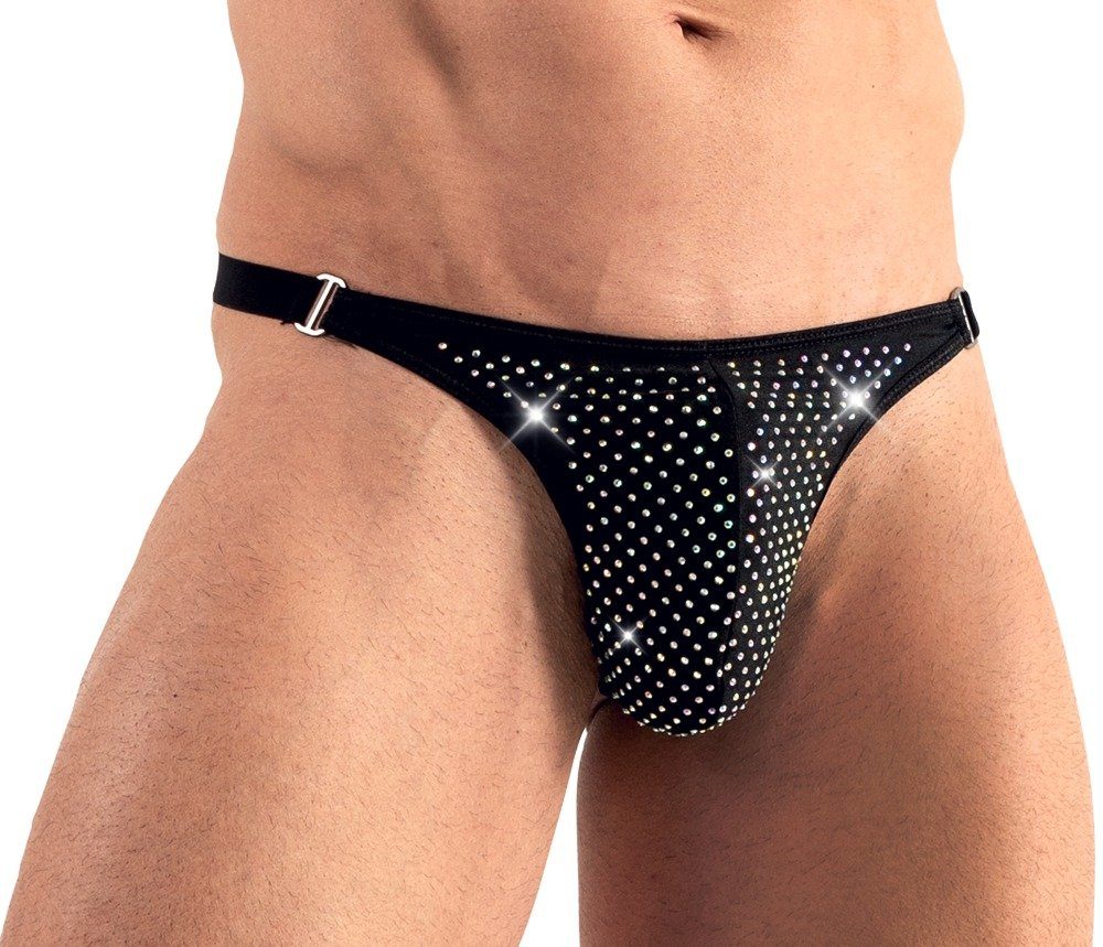 Svenjoyment Stringtanga Männer String-Tanga mit Schmucksteinen günstig online kaufen