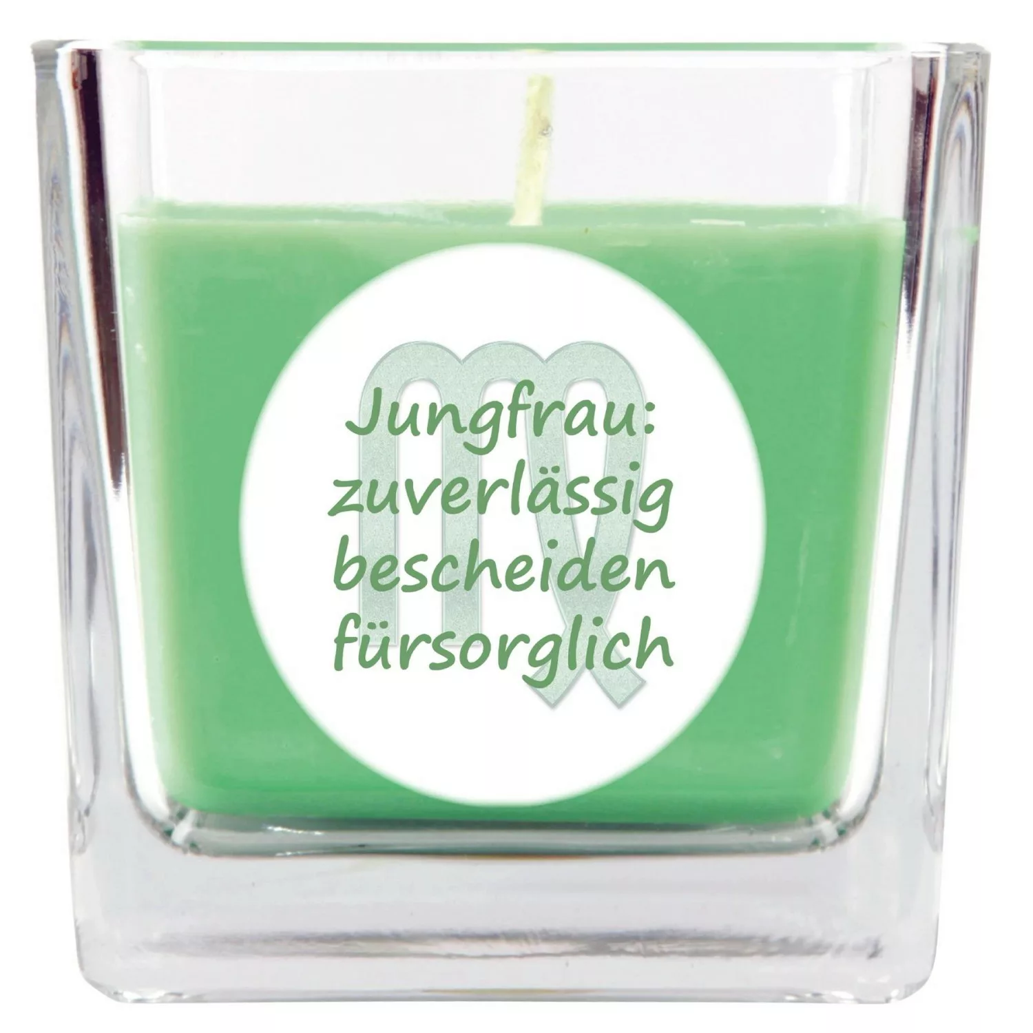 HS Candle Duftkerze & Glas Sternzeichen Coconut Limes 50 Stunden Jungfrau günstig online kaufen