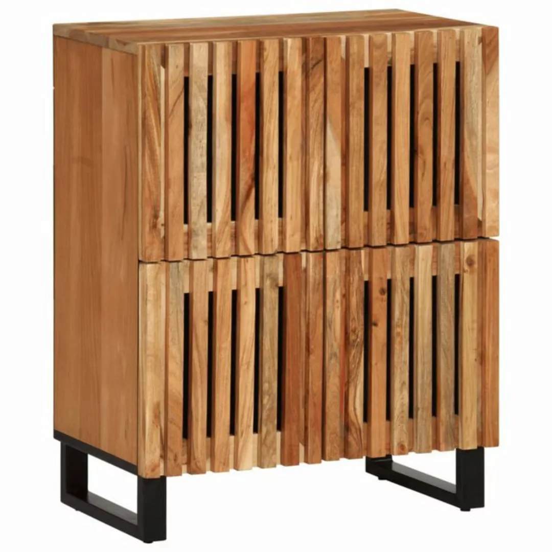 vidaXL Fächerschrank Sideboard 60x34x75 cm Massivholz (1-St) günstig online kaufen